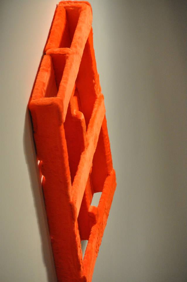 orange pallet from exhibit