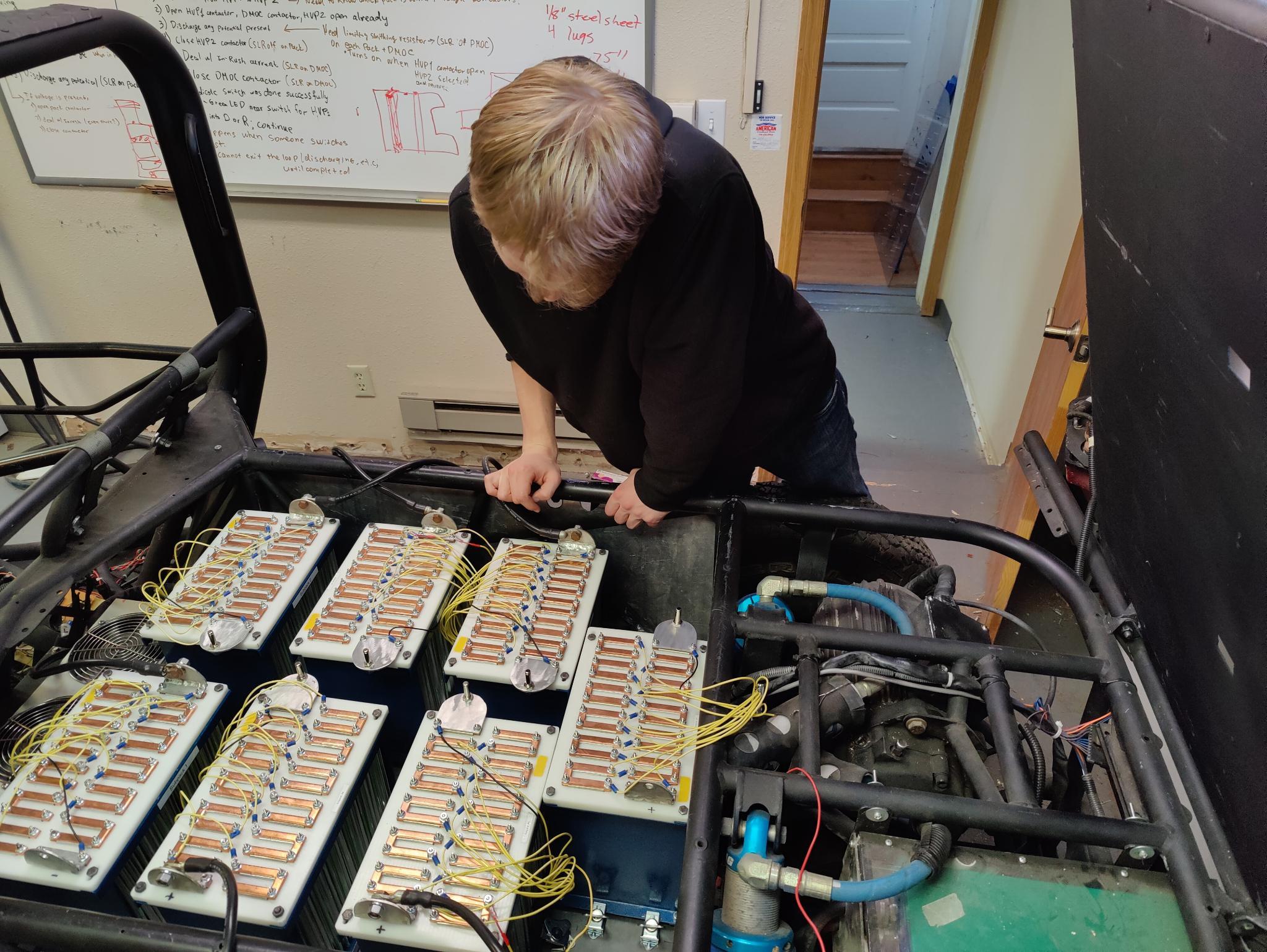 Inspecting ATV batteries