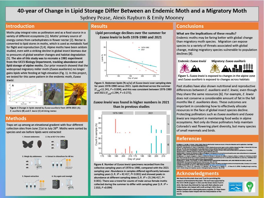 Moth Biodiversity research poster